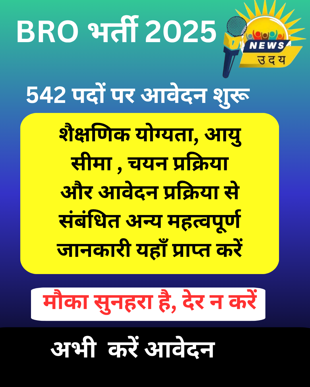 BRO भर्ती 2025