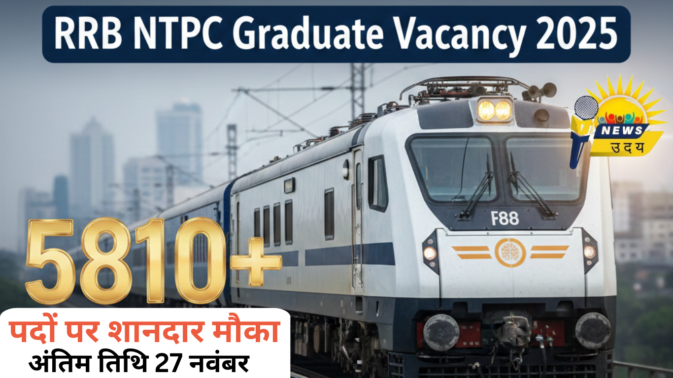 RRB NTPC Graduate vacancy 2025: 5810 पदों पर बंपर भर्ती