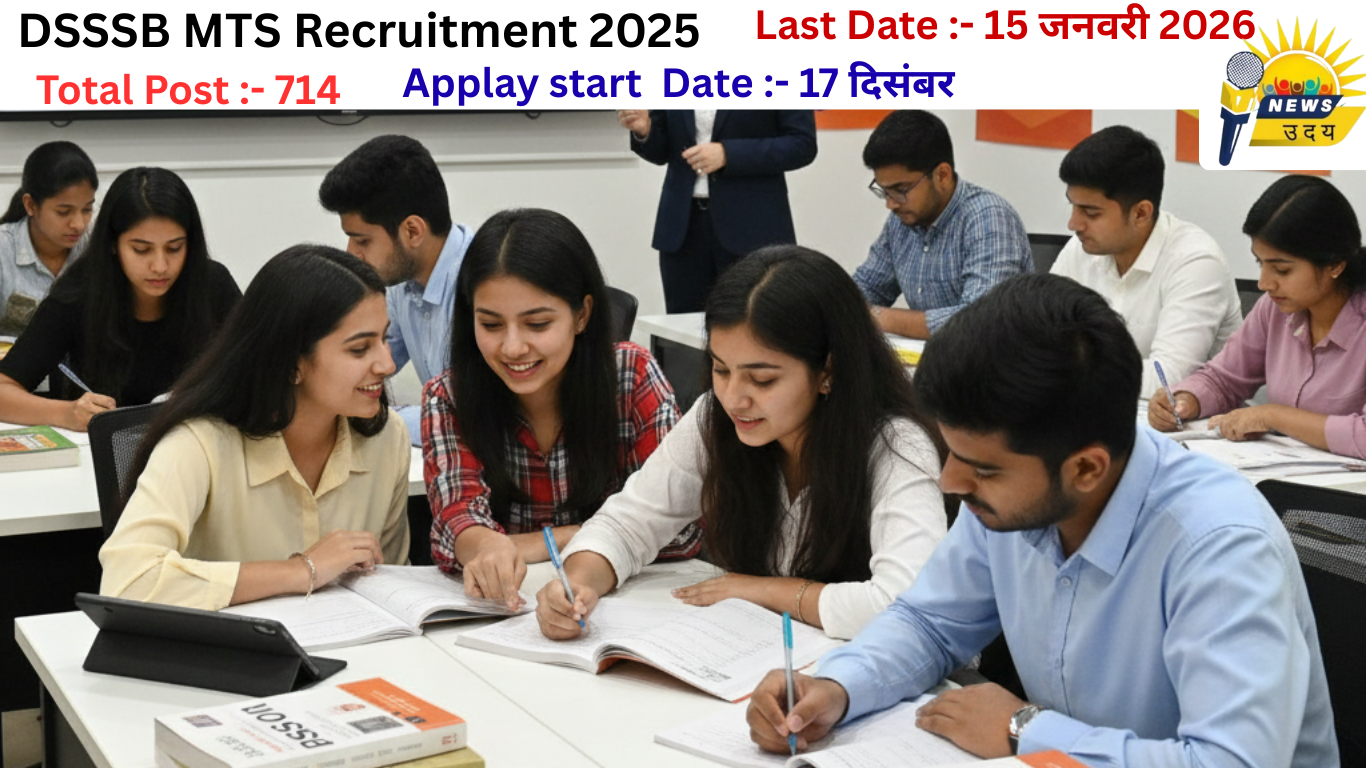 DSSSB MTS Recruitment 2025