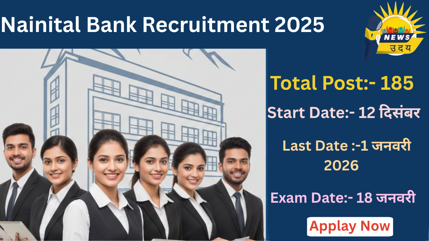 Nainital Bank Recruitment 2025:बैंक में करियर बनाने का सुनहरा अवसर