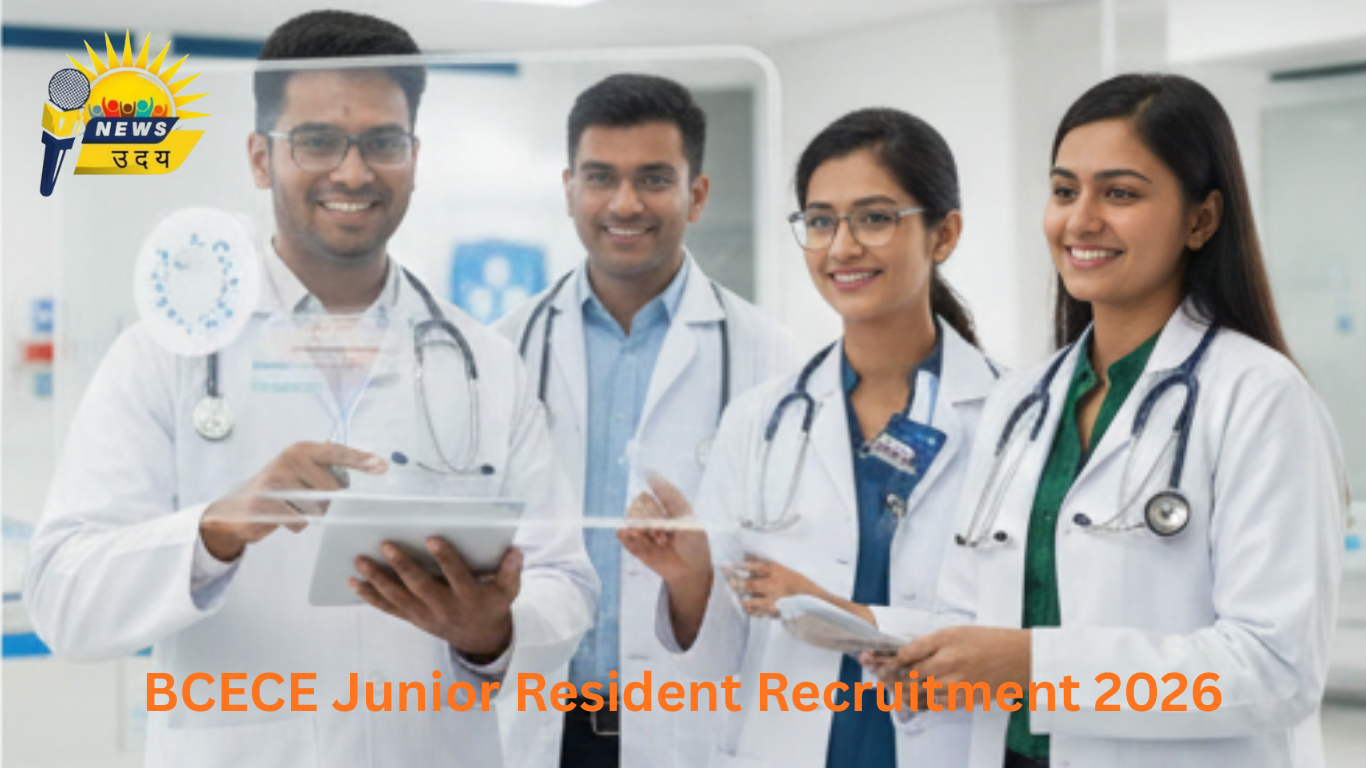 BCECE Junior Resident Recruitment 2026 apply online