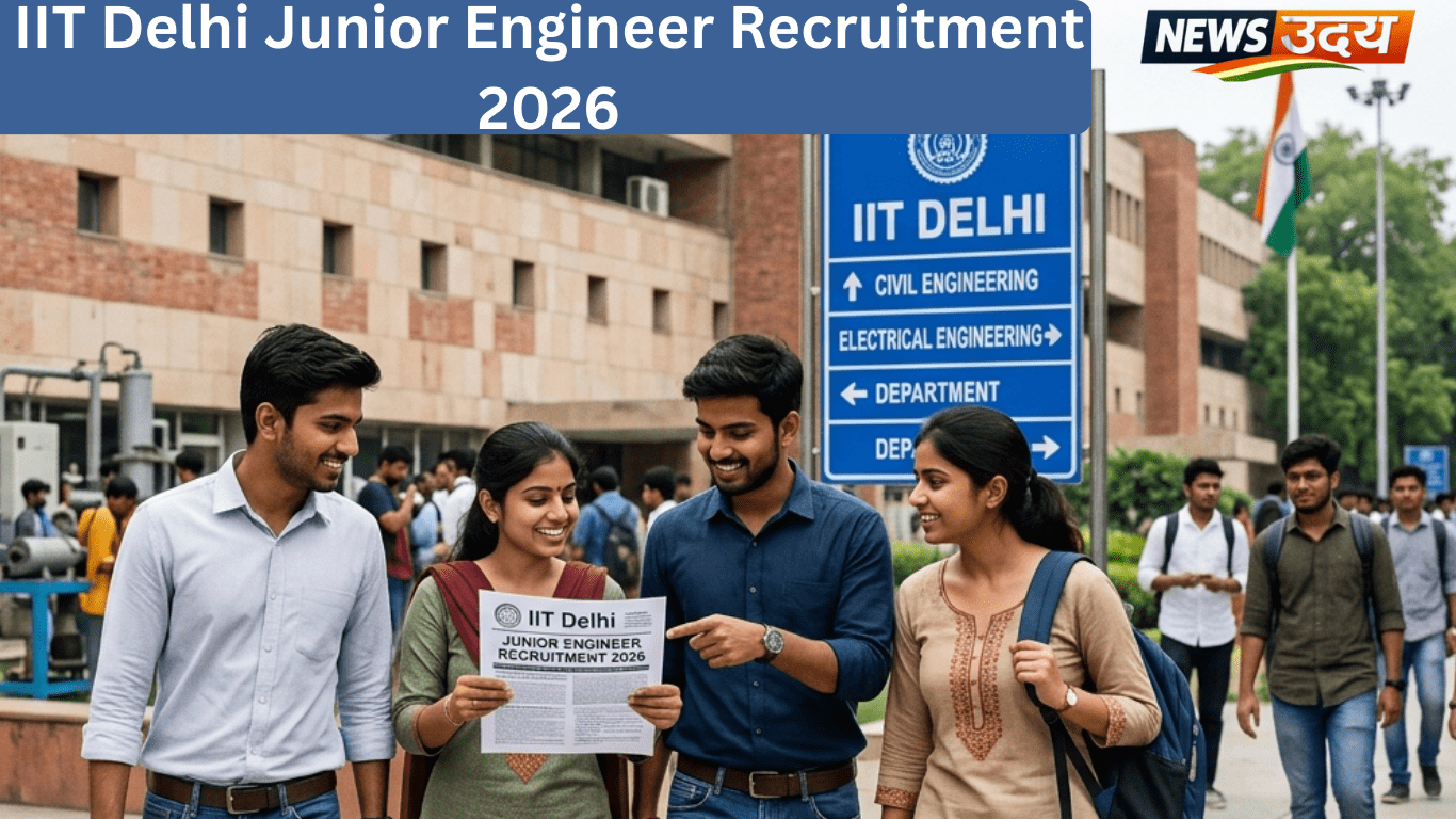 IIT Delhi JE Recruitment 2026