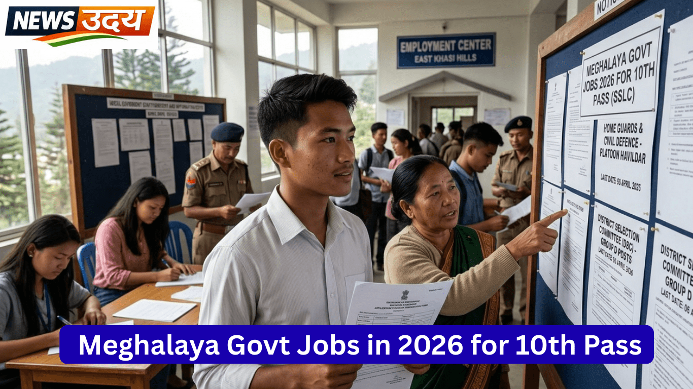 Meghalaya Govt Jobs in 2026 for 10th Pass