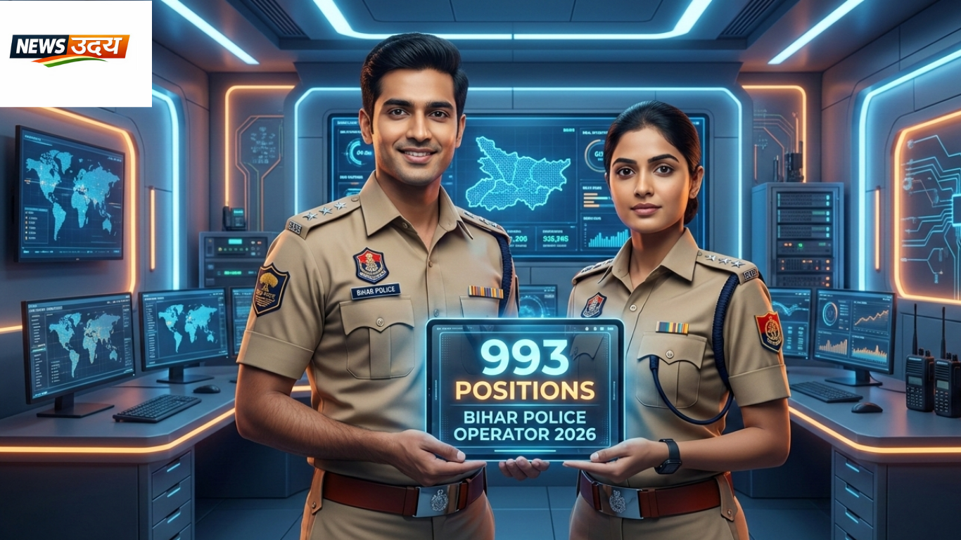 बिहार पुलिस कांस्टेबल ऑपरेटर भर्ती 2026 बैनर इमेज 993 पद