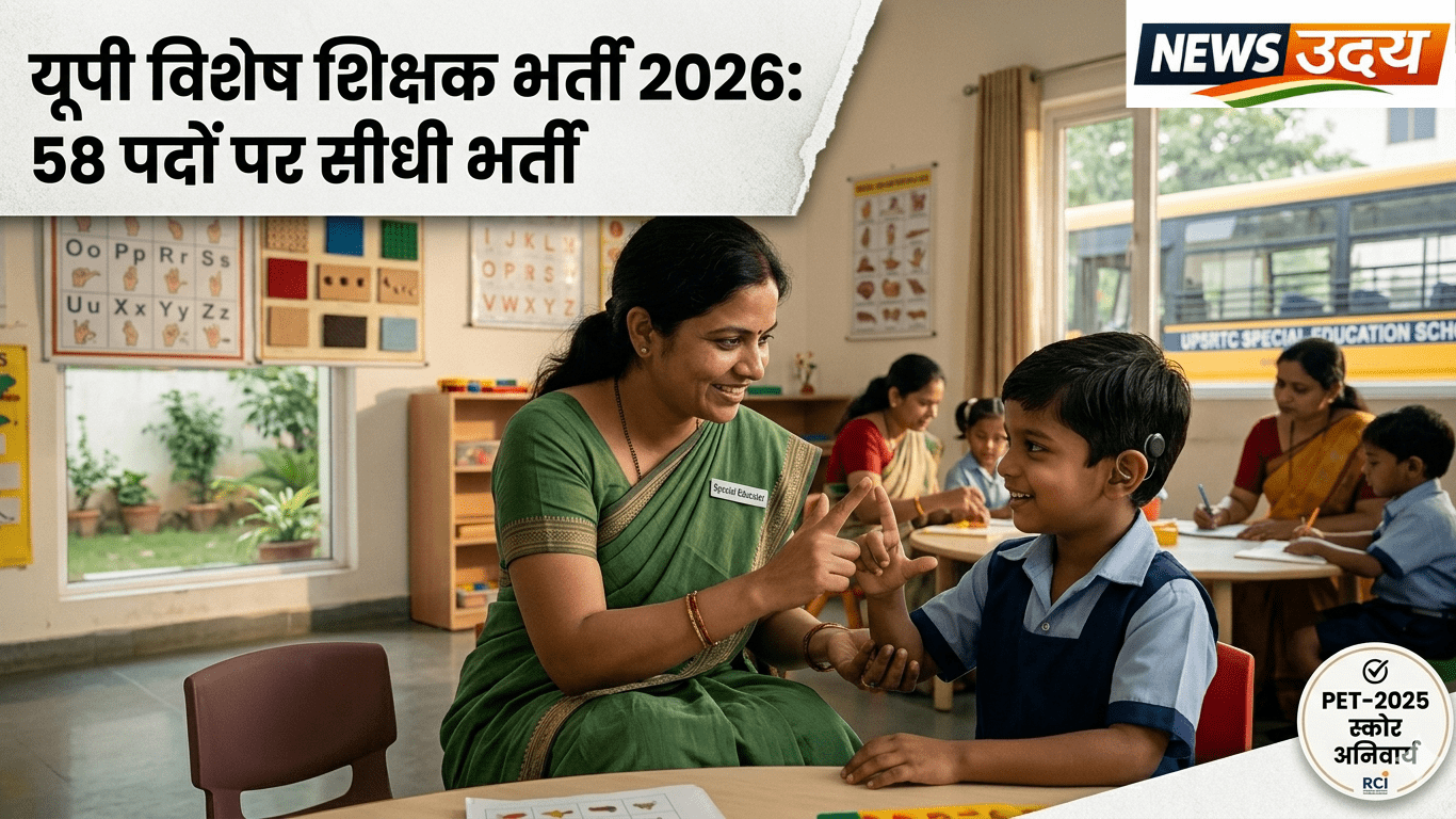 UP Special Teacher Vacancy 2026