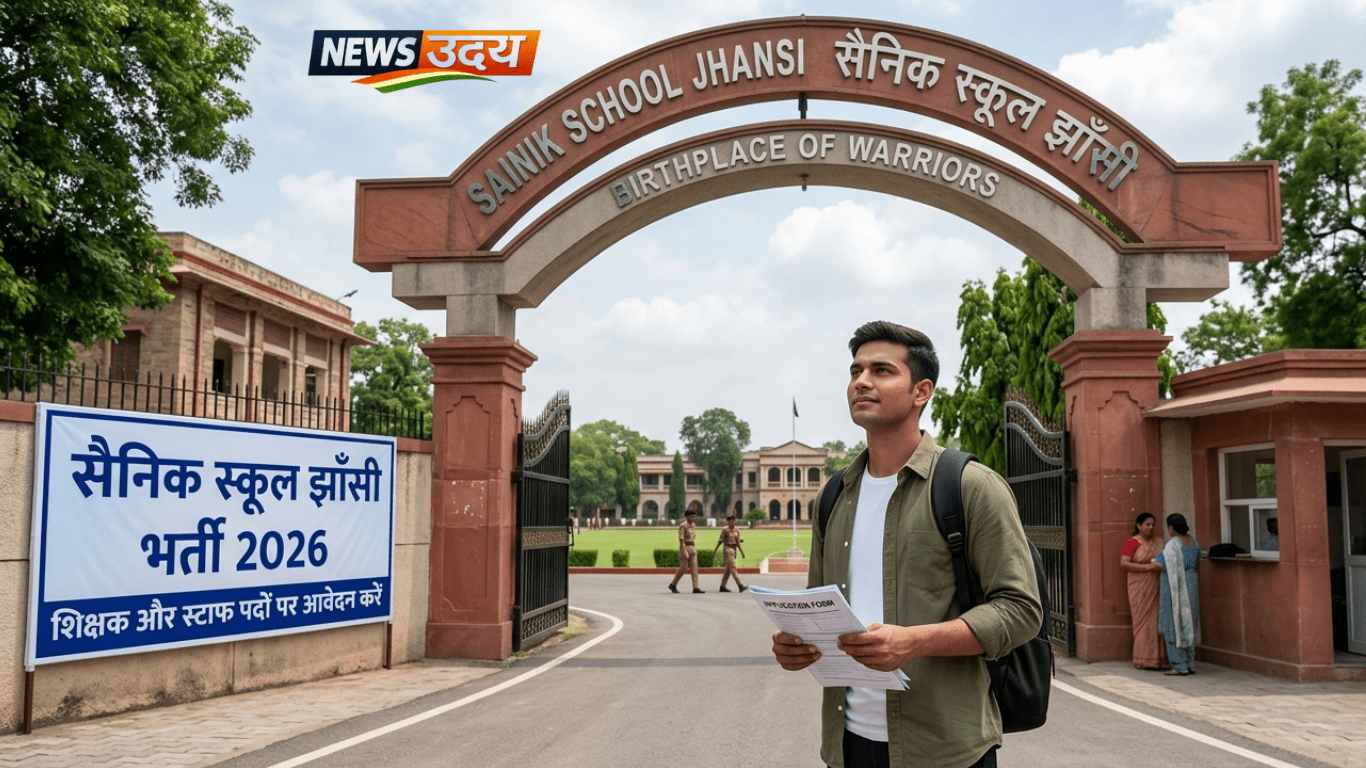 Sainik School Jhansi Vacancy 2026
