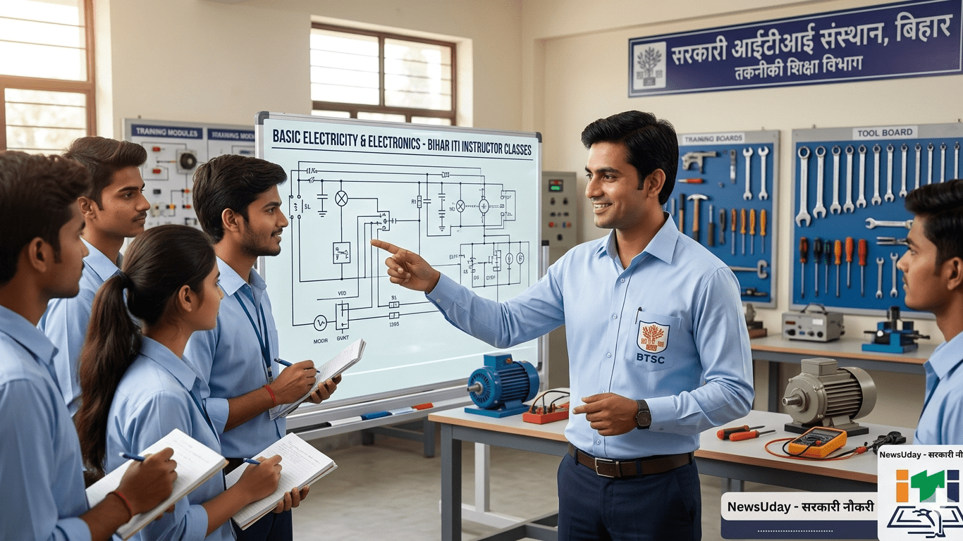Bihar BTSC ITI Instructor Recruitment 2026