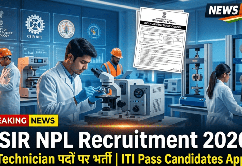 CSIR NPL Recruitment 2026