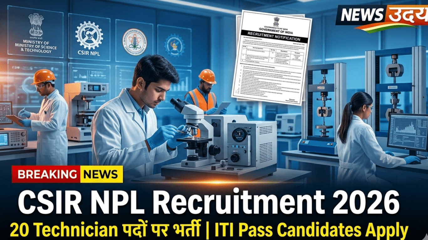 CSIR NPL Recruitment 2026