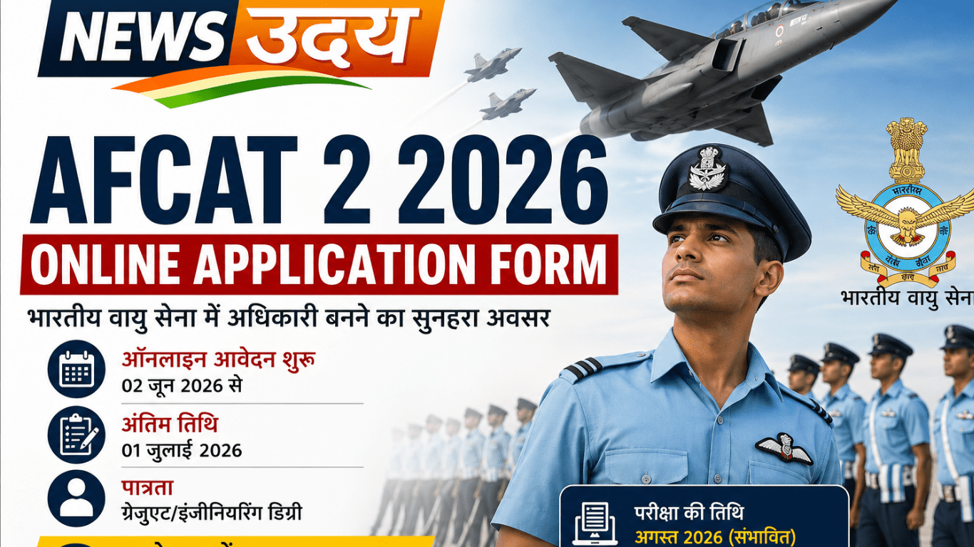 AFCAT 2 2026 Online Application Form
