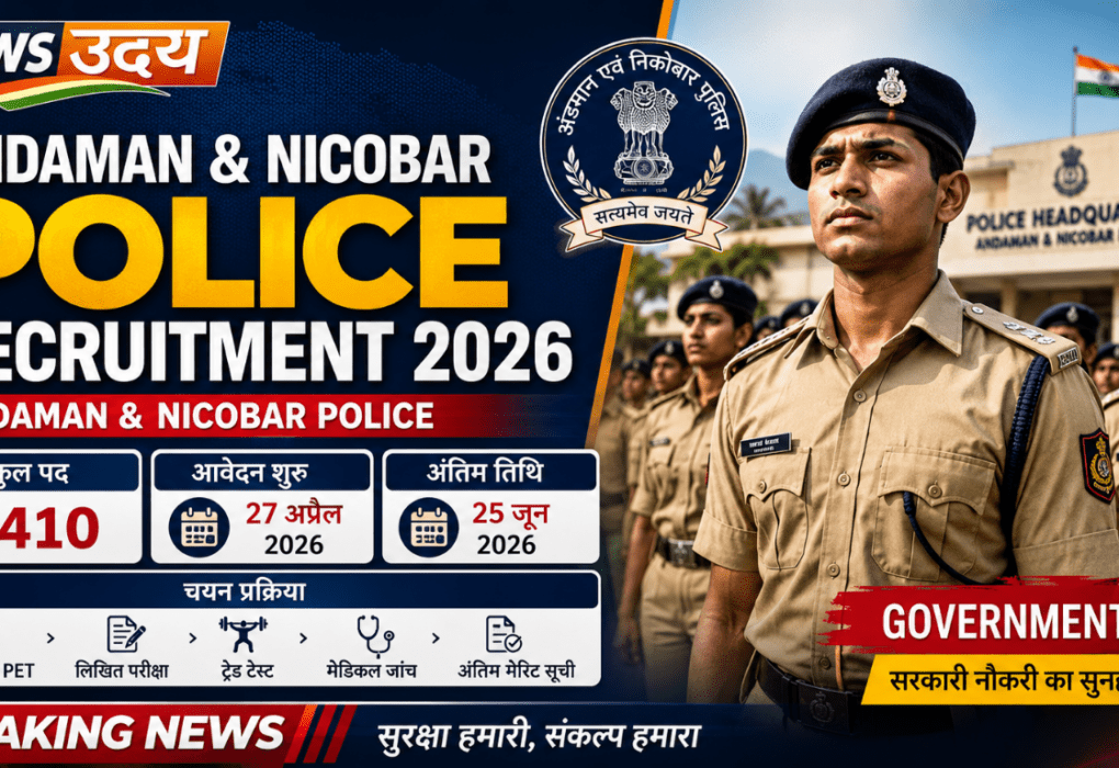 Andaman & Nicobar Police Recruitment 2026