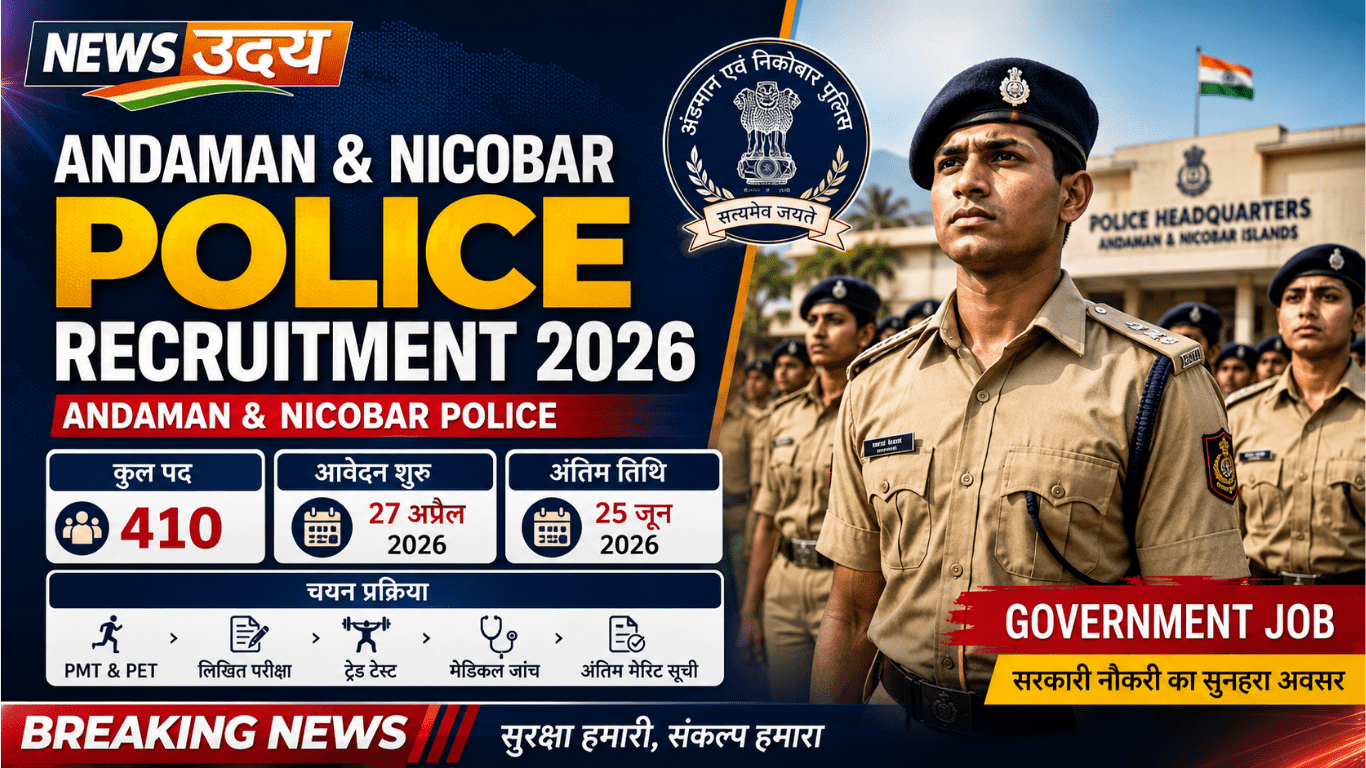 Andaman & Nicobar Police Recruitment 2026