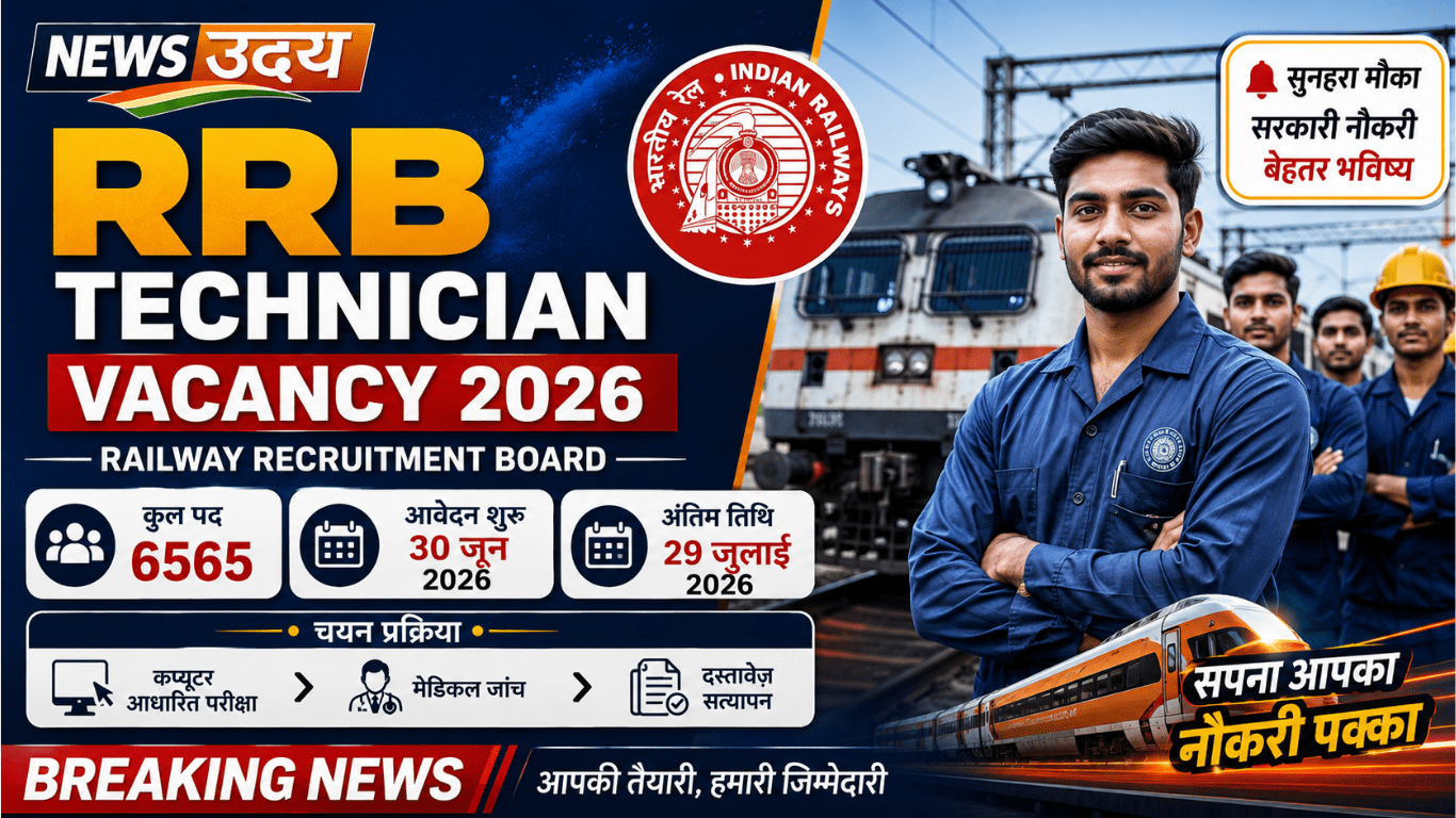 RRB Technician Vacancy 2026