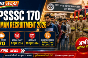 UPSSSC 170 Fireman Recruitment 2026