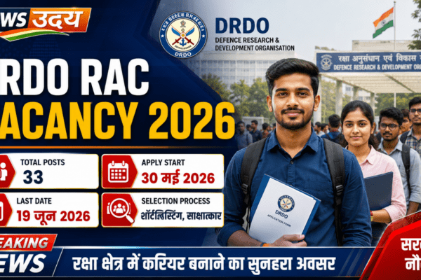 DRDO RAC Vacancy 2026