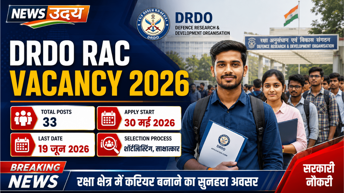 DRDO RAC Vacancy 2026