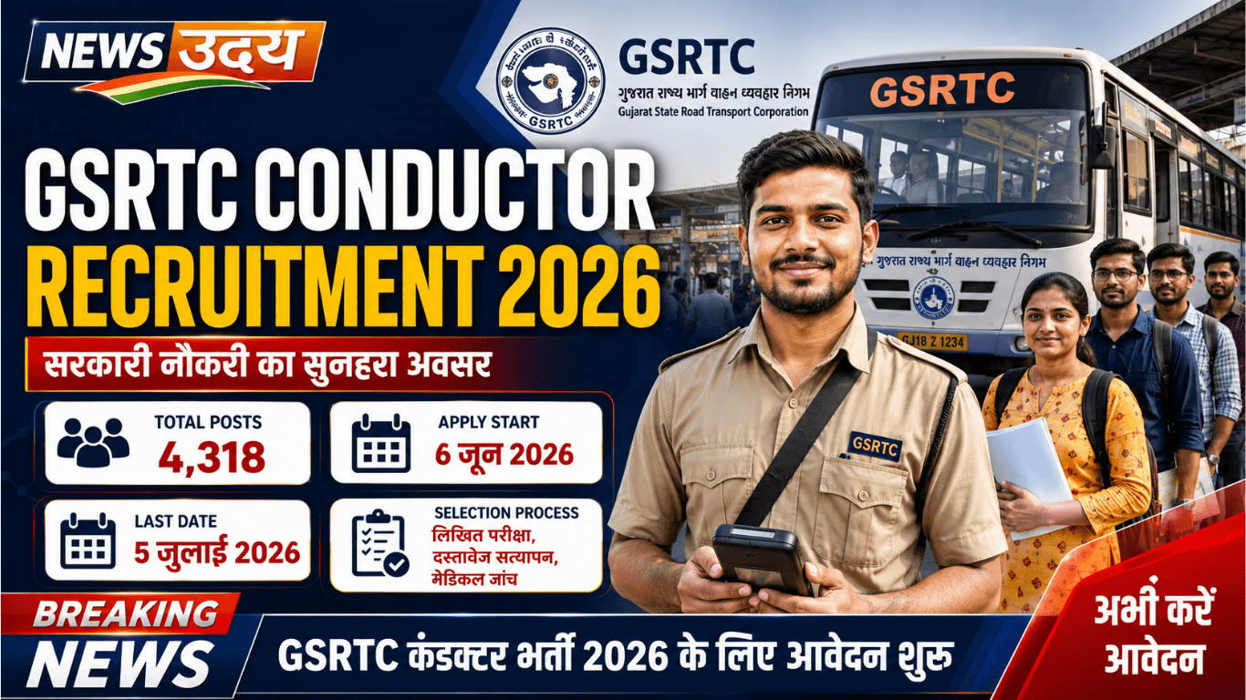 GSRTC Conductor Recruitment 2026