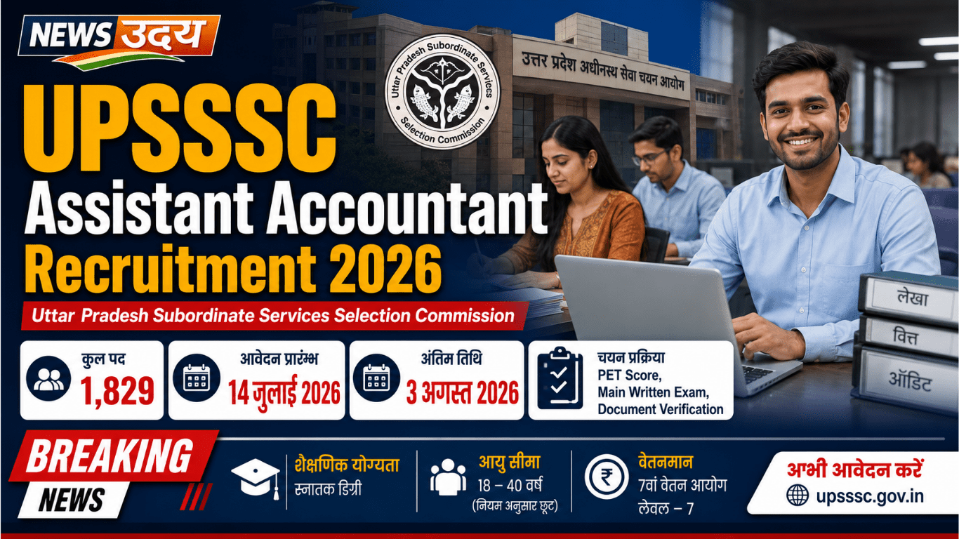 UPSSSC Assistant Accountant Recruitment 2026