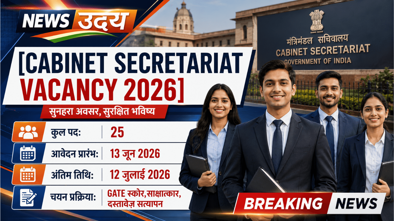 Cabinet Secretariat Vacancy 2026