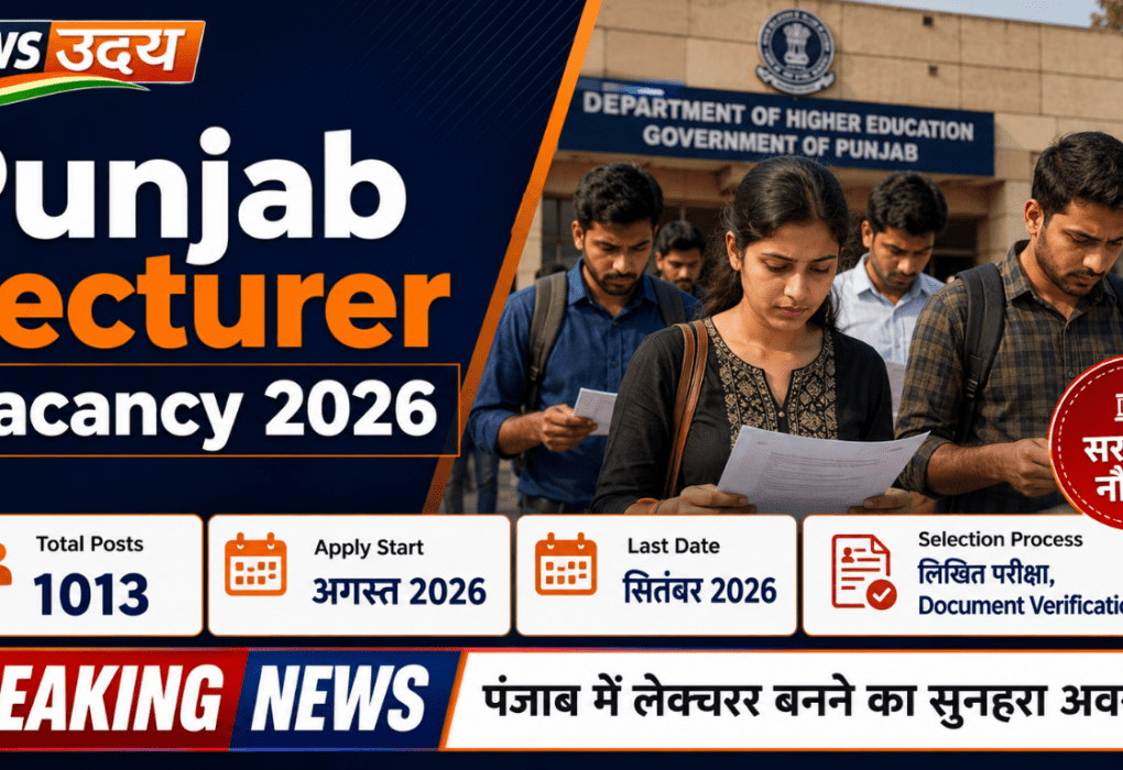Punjab Lecturer Vacancy 2026