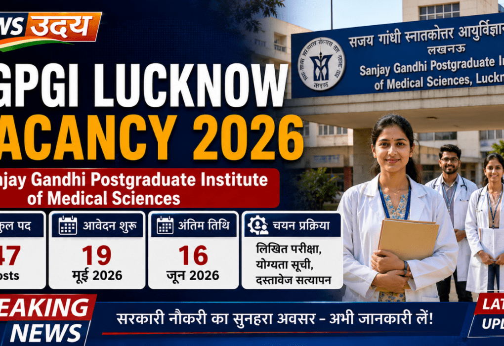 SGPGI Lucknow Vacancy 2026